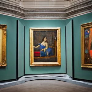 Artistic representation for ART NEWS : Reframing famous paintings at Triskel Art Gallery.