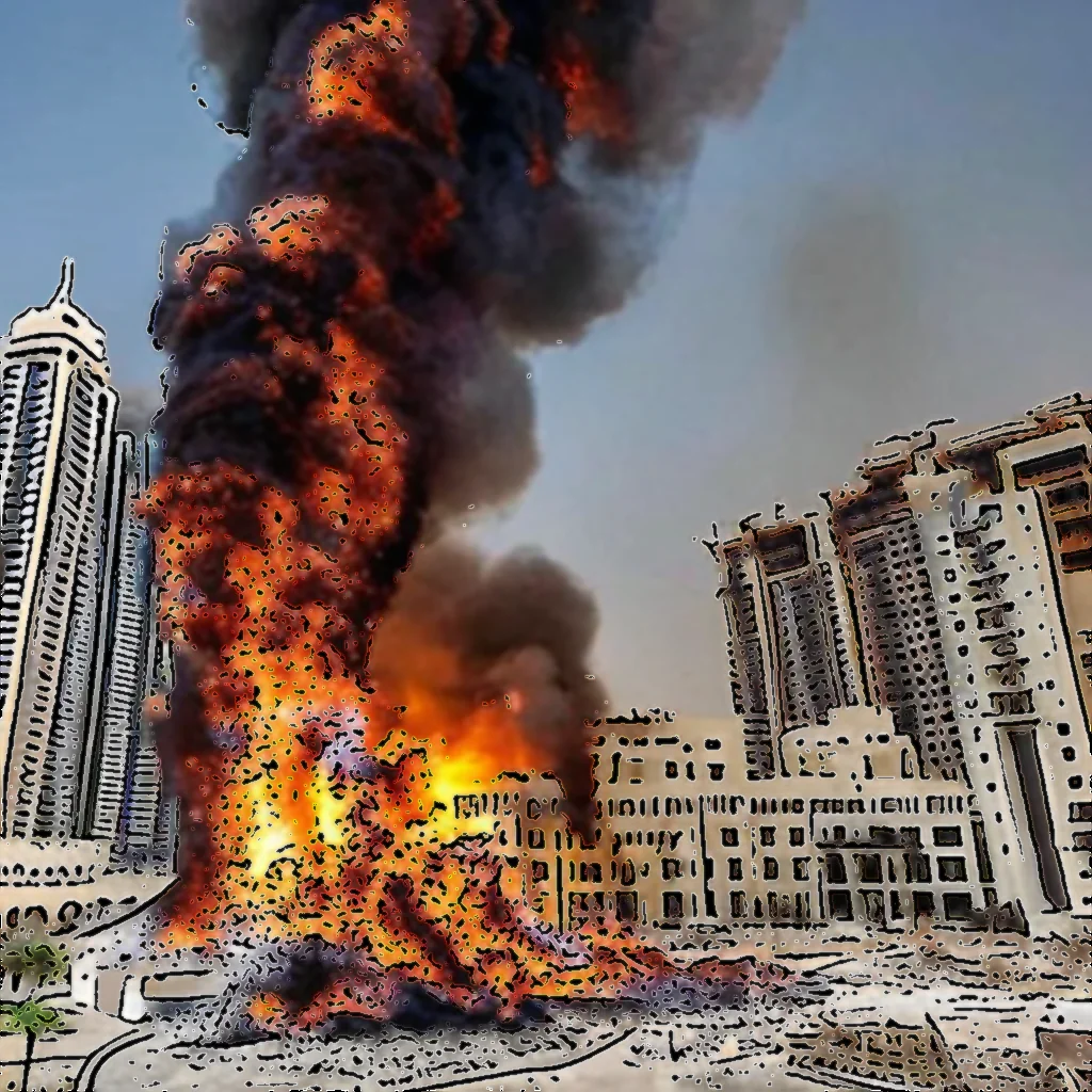 Read more about the article UAE artist starts rebuilding after Dh6 million worth works destroyed in fire