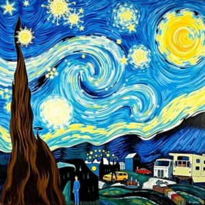 Artistic representation for Artists to speak on work behind notable artworks: 'the starry night' and 'guernica' exploring the strokes of genius: artists