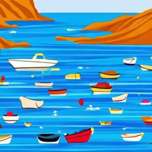 Artistic representation for Bustling coastal hotspot with incredible swimming spots and golden sands named worst seaside town Please provide a title for your example.