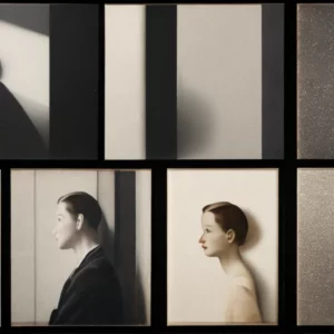 Artistic representation for The Approach opens a solo exhibition by John Stezaker.