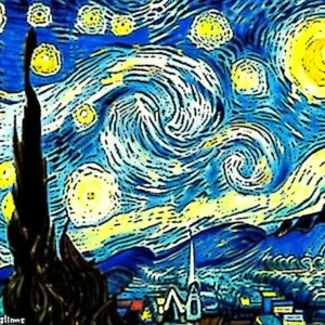 Artistic representation for Van Gogh Starry Night is scientifically accurate ! Artist used brushstrokes to reveal hidden turbulence in the sky , study reveals.