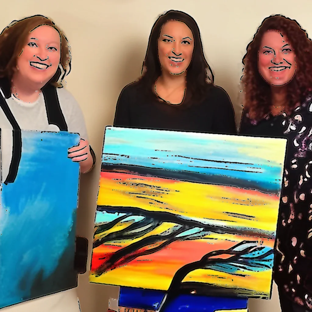 Read more about the article Sip & Paint Night with Kellyanne of Rosebud Art & Soul