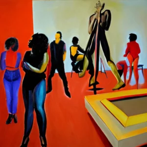 Artistic representation for Art After Dark : Art workshop , Sade - inspired jazz at Norton Museum of Art