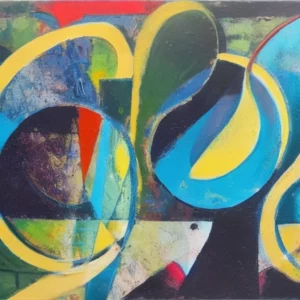 Artistic representation for Irish artist Gerard Dillon seminal work sold by Toovey