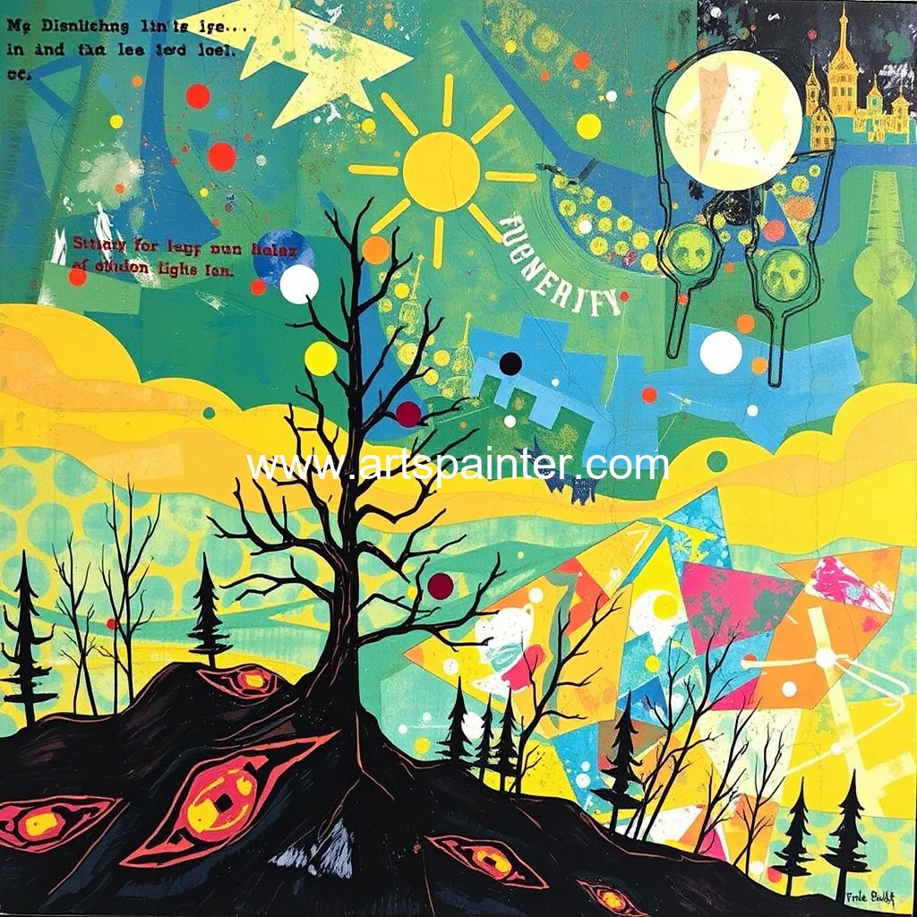 Vivid visions unveiled: pine bluff’s mixed media masterpieces