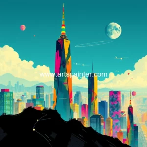 Artistic representation for Jason Woodside Teams Up with XPPen for the Vibrant City Challenge and Beyond