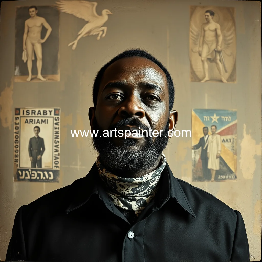 Nahem shoa triumphs over racism: showcasing black portraits in israel