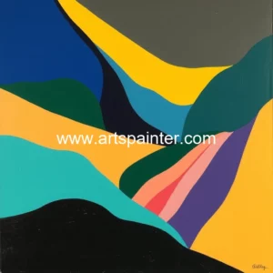 Artistic representation for Orla whelan: coloured into shape – masterful explorations of color and form unravel