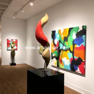 Oklahoma's art gallery unveils two new exhibitions: modern sculptures & colorful abstracts! 2 Artistic representation for Oklahoma's art gallery unveils two new exhibitions: modern sculptures & colorful abstracts!