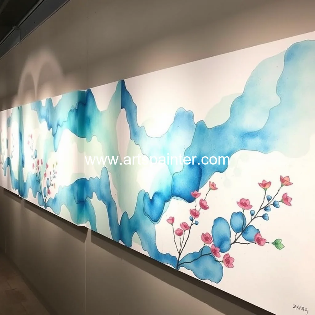 Cross-cultural watercolor art exhibition: splendid aqua


 your task: