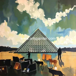 Artistic representation for Clíodhna Doherty : Newry Artist work to hang in the Louvre