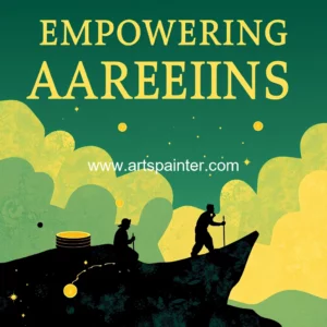 Artistic representation for Empowering artisans: the rise of peer-to-peer currency in digital creativity title