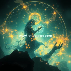 Artistic representation for Master the mystical art of glow-in-the-