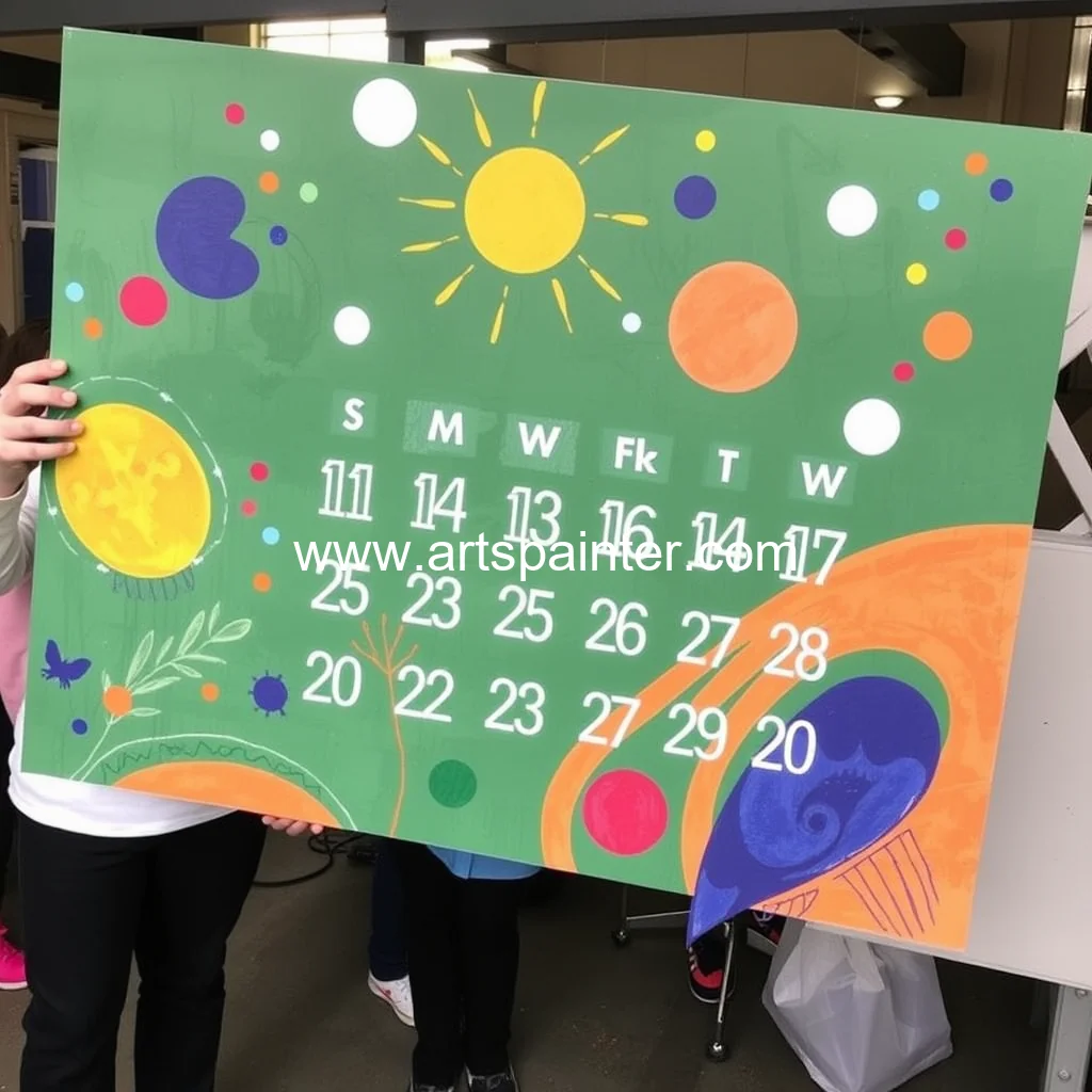 Watch as school calendar project is celebrated in Market Drayton