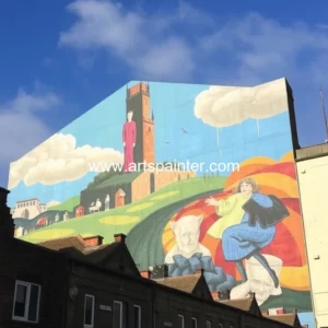 Artistic representation for How giant Bradford mural was finally restored after years hidden away