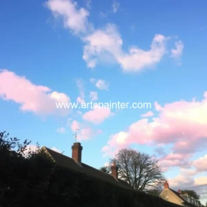 Artistic representation for Graffiti artist speaks out: pink clouds in trowbridge answer: graffiti artist speaks out: pink clouds in trowbridge!