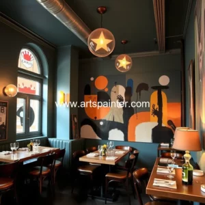 Artistic representation for Soho's artistic spirit meets belgian charm in nyc.