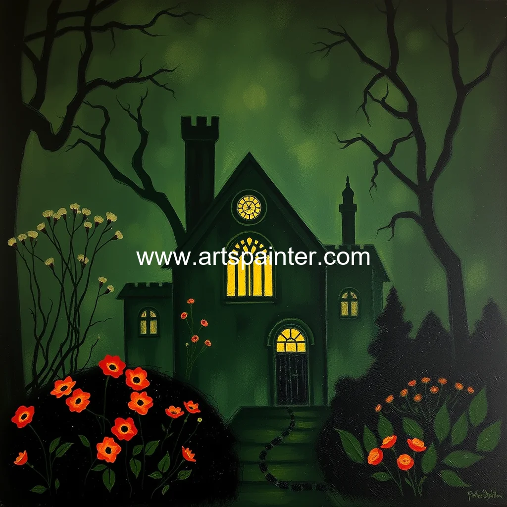 Peter Dayton Dark Garden Is at Home at Guild Hall