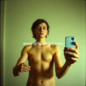 Artistic representation for Naked selfies: exploitation or healing tool? your task:the response must adhere to the following constraints: 1. the title must be exactly 15 words long.