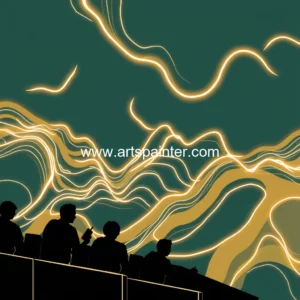 Artistic representation for Bold Outlines e flux Education