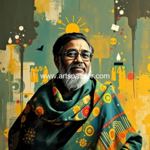 Artistic representation for Bose krishnamachari emphasises the role of arts in education: arts are essential for the holistic development of students. they foster creativity, critical thinking, and emotional intelligence. incorporating arts into the curriculum can lead to a more engaging and effective learning experience.