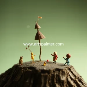 Artistic representation for Eric Oglander Tiny Curiosities Summon a Sense of Simplicity and Play