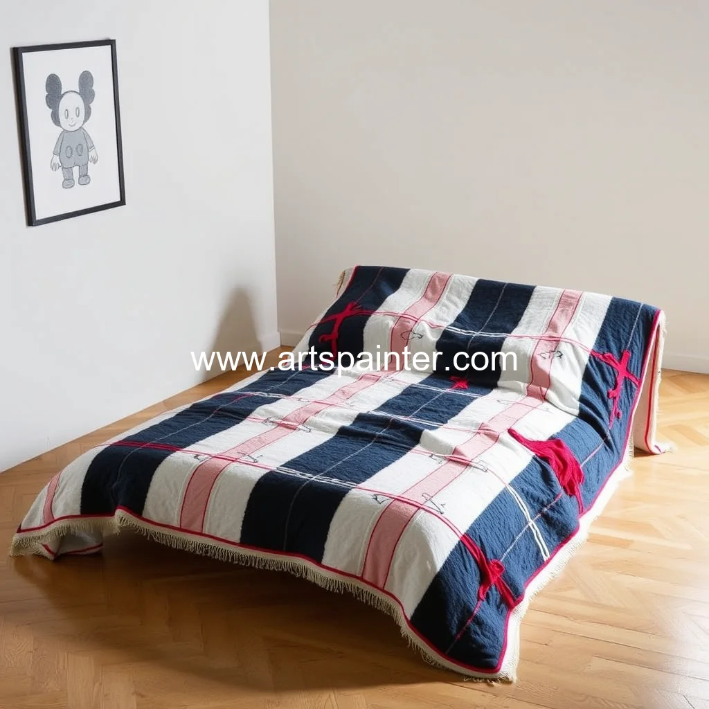 Read more about the article KAWS and House of Voltaire Team Up for a Cozy Masterpiece : The FRACTURE Blanket