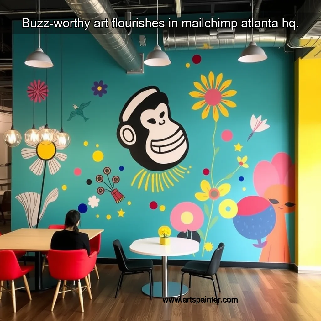 Read more about the article Buzz-worthy art flourishes in mailchimp atlanta hq.