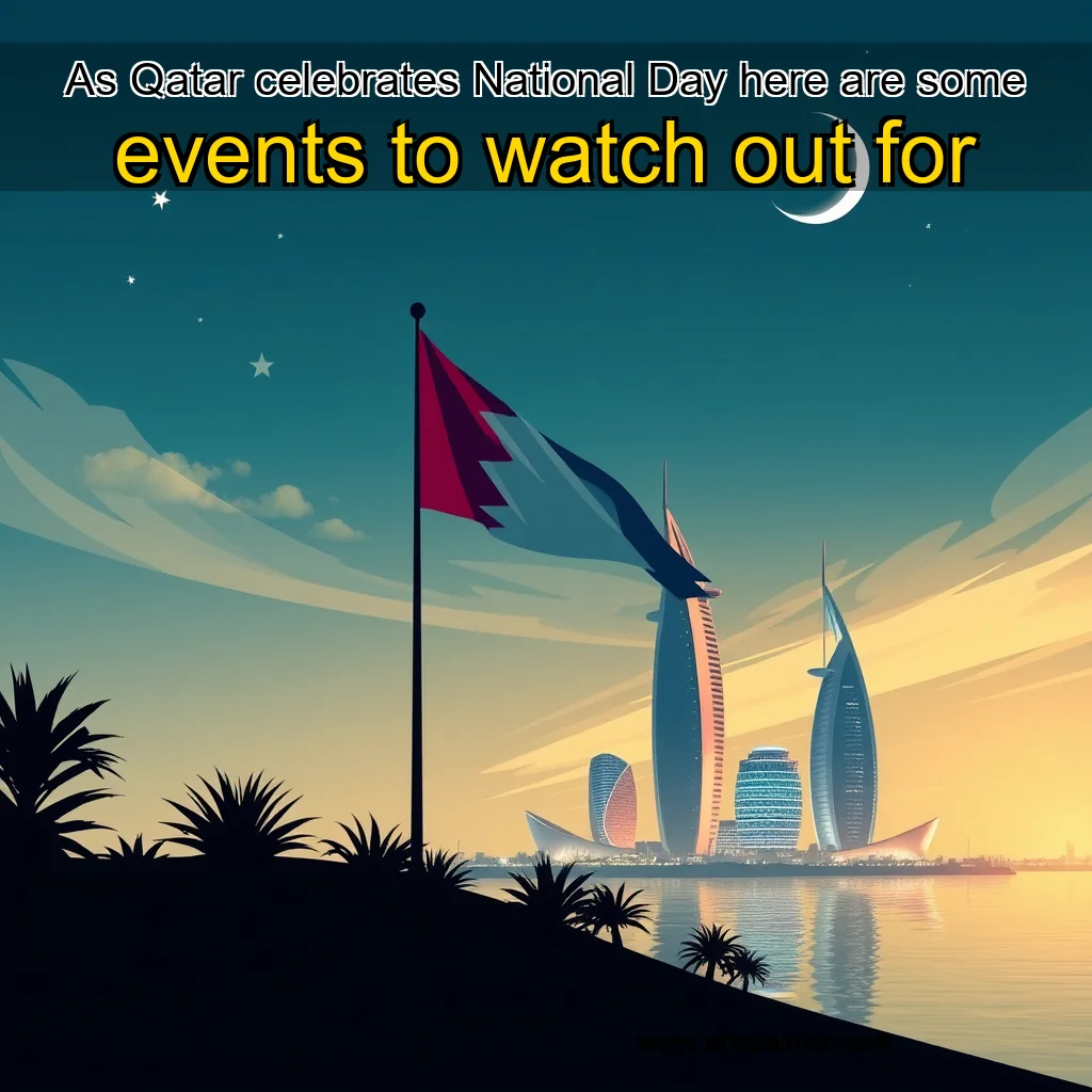 Read more about the article As Qatar celebrates National Day  here are some events to watch out for