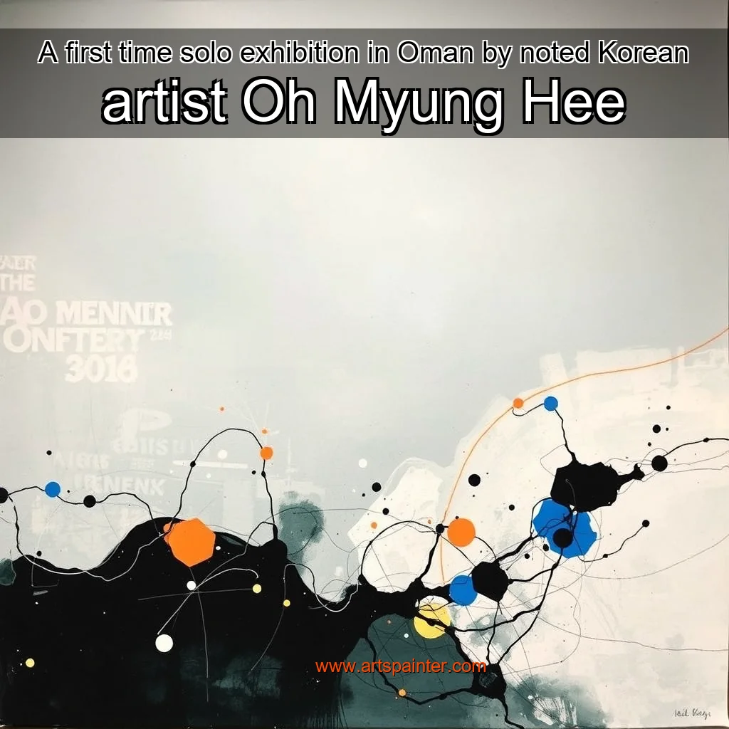 Read more about the article A first  time solo exhibition in Oman by noted Korean artist Oh Myung Hee