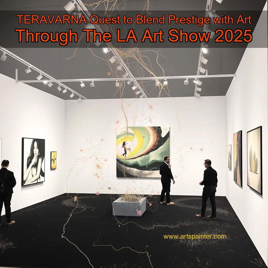 Read more about the article TERAVARNA Quest to Blend Prestige with Art Through The LA Art Show  2025