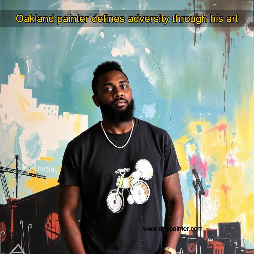 Read more about the article Oakland painter defines adversity through his art