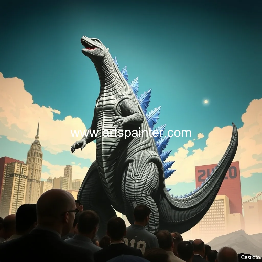 Read more about the article Godzilla Takes Center Stage at Tokyo PARCO MUSEUM in New Art Exhibition