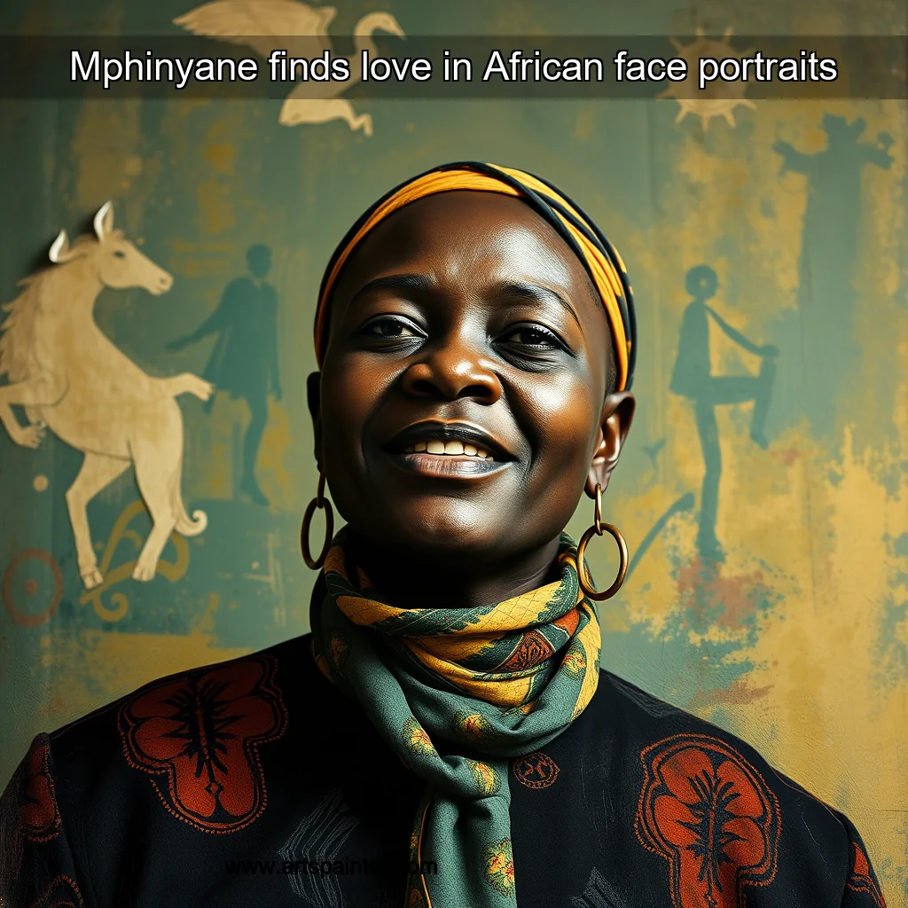 Read more about the article Mphinyane finds love in African face portraits