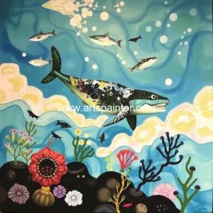 Artistic representation for In winning art piece Cebu student puts spotlight on saving marine life