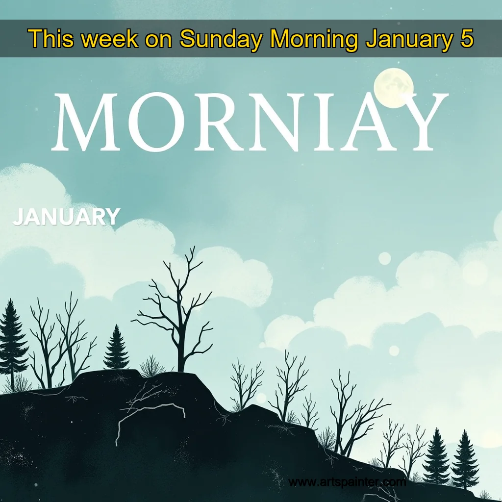 Read more about the article This week on Sunday Morning  January 5