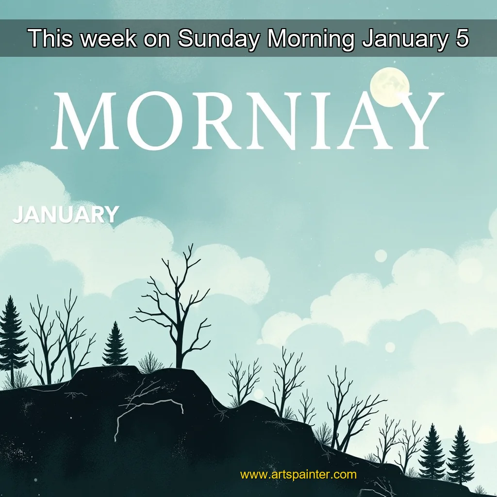 Read more about the article This week on Sunday Morning  January 5