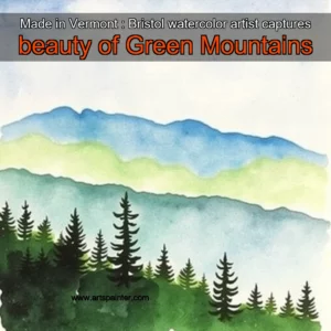 Made in Vermont : Bristol watercolor artist captures beauty of Green Mountains 3 Artistic representation for Made in Vermont : Bristol watercolor artist captures beauty of Green Mountains