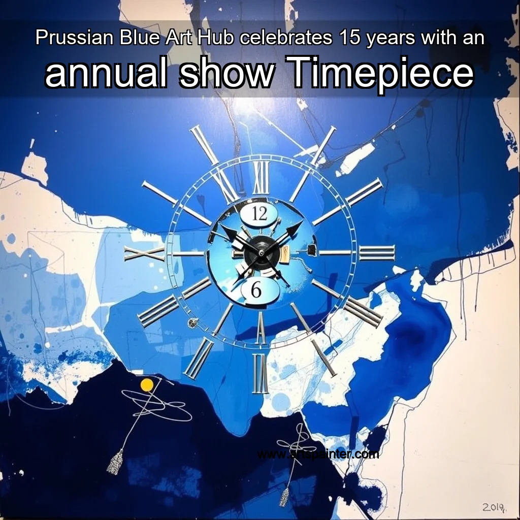 Read more about the article Prussian Blue Art Hub celebrates 15 years with an annual show  Timepiece