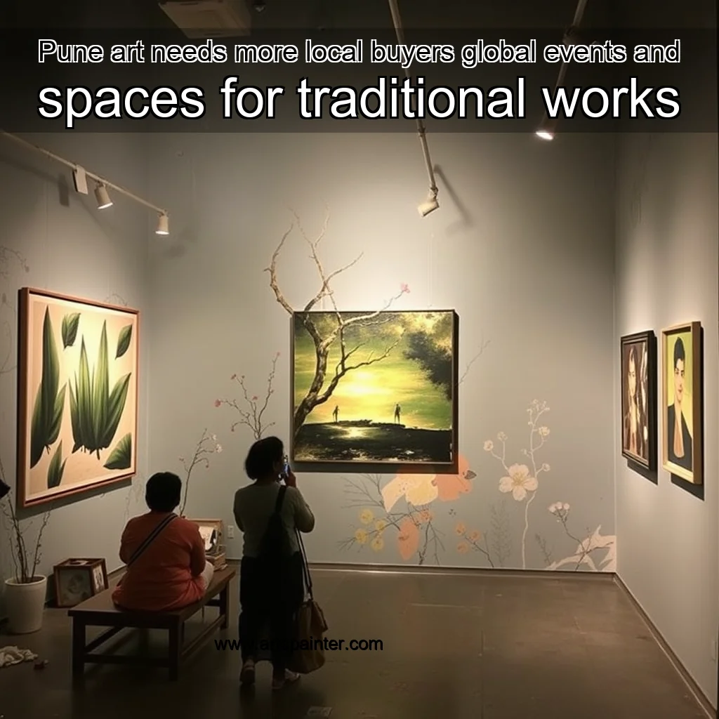 Read more about the article Pune art needs more local buyers  global events and spaces for traditional works