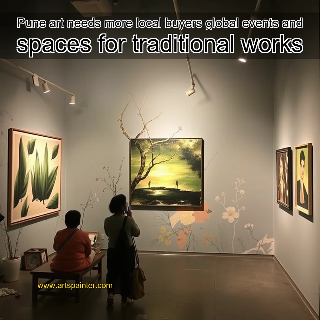 Read more about the article Pune art needs more local buyers  global events and spaces for traditional works