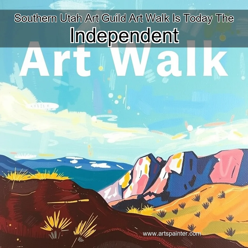 Read more about the article Southern Utah Art Guild Art Walk Is Today  The Independent