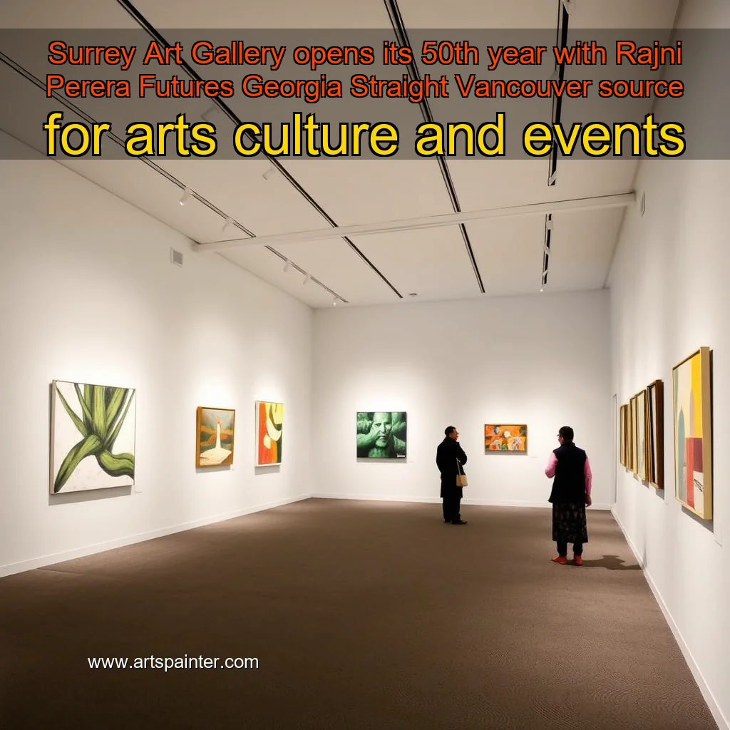 Read more about the article Surrey Art Gallery opens its 50th year with Rajni Perera Futures  Georgia Straight Vancouver source for arts  culture  and events