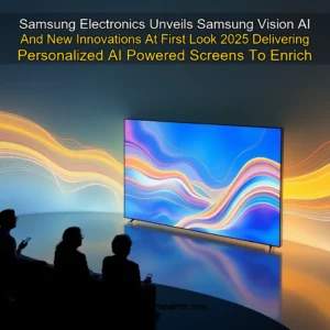 Artistic representation for Samsung Electronics Unveils Samsung Vision AI And New Innovations At First Look 2025 Delivering Personalized AI Powered Screens To Enrich Everyday L