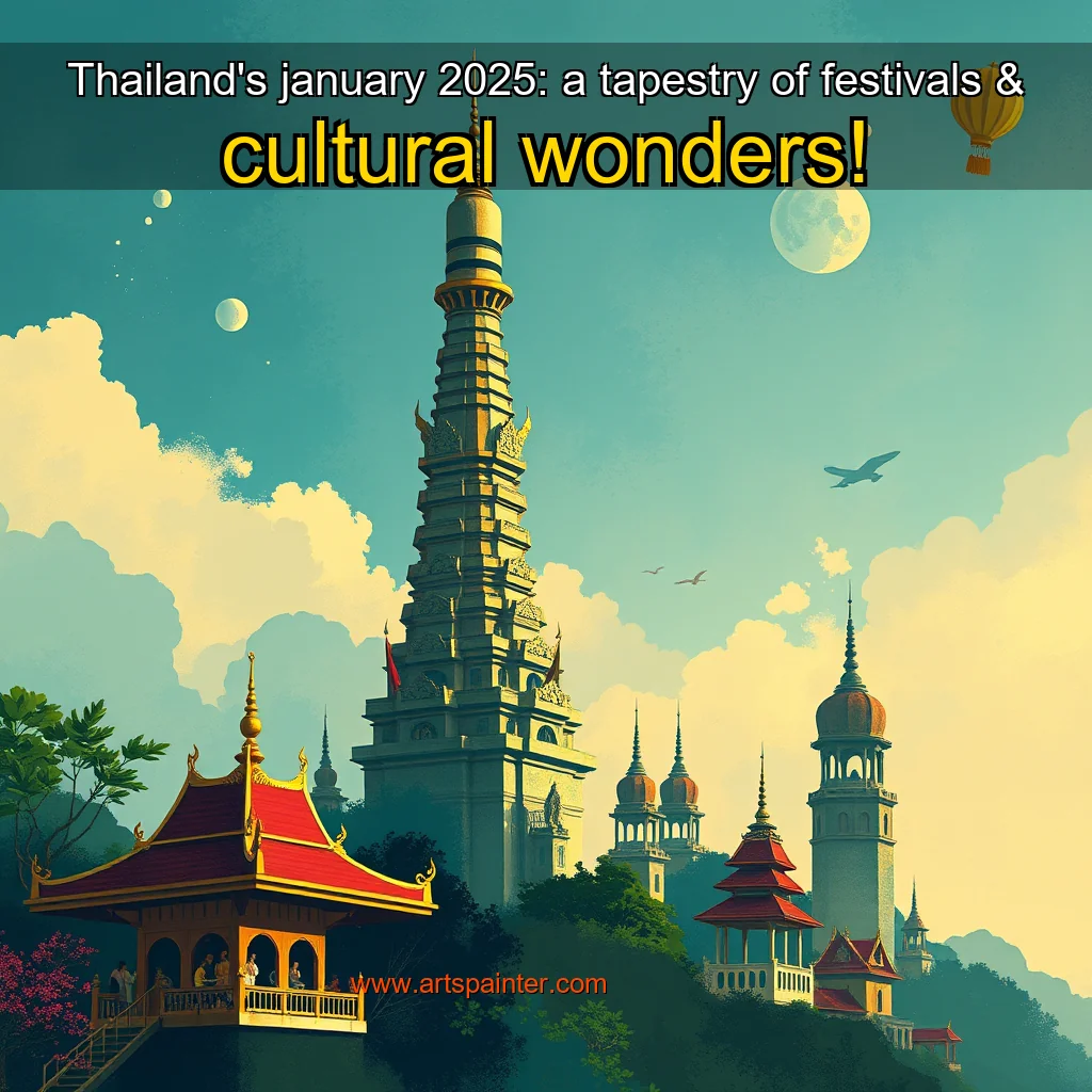 Read more about the article Thailand’s january 2025: a tapestry of festivals & cultural wonders!