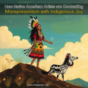 Artistic representation for How Native American Artists are Combatting Misrepresention with Indigenous Joy