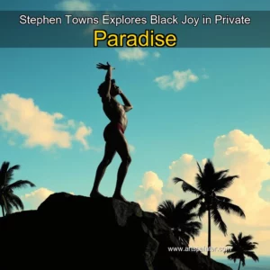 Artistic representation for Stephen Towns Explores Black Joy in Private Paradise