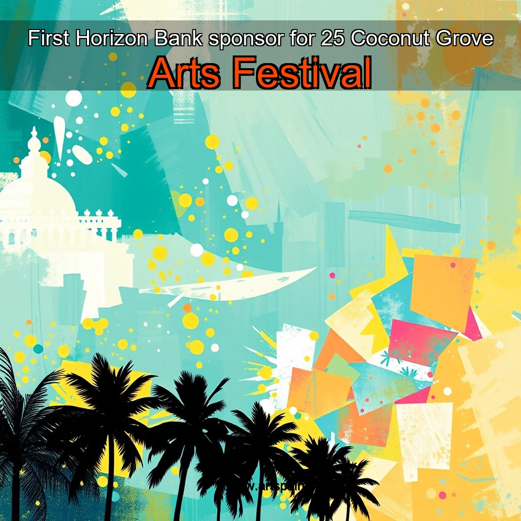 Read more about the article First Horizon Bank sponsor for 25 Coconut Grove Arts Festival