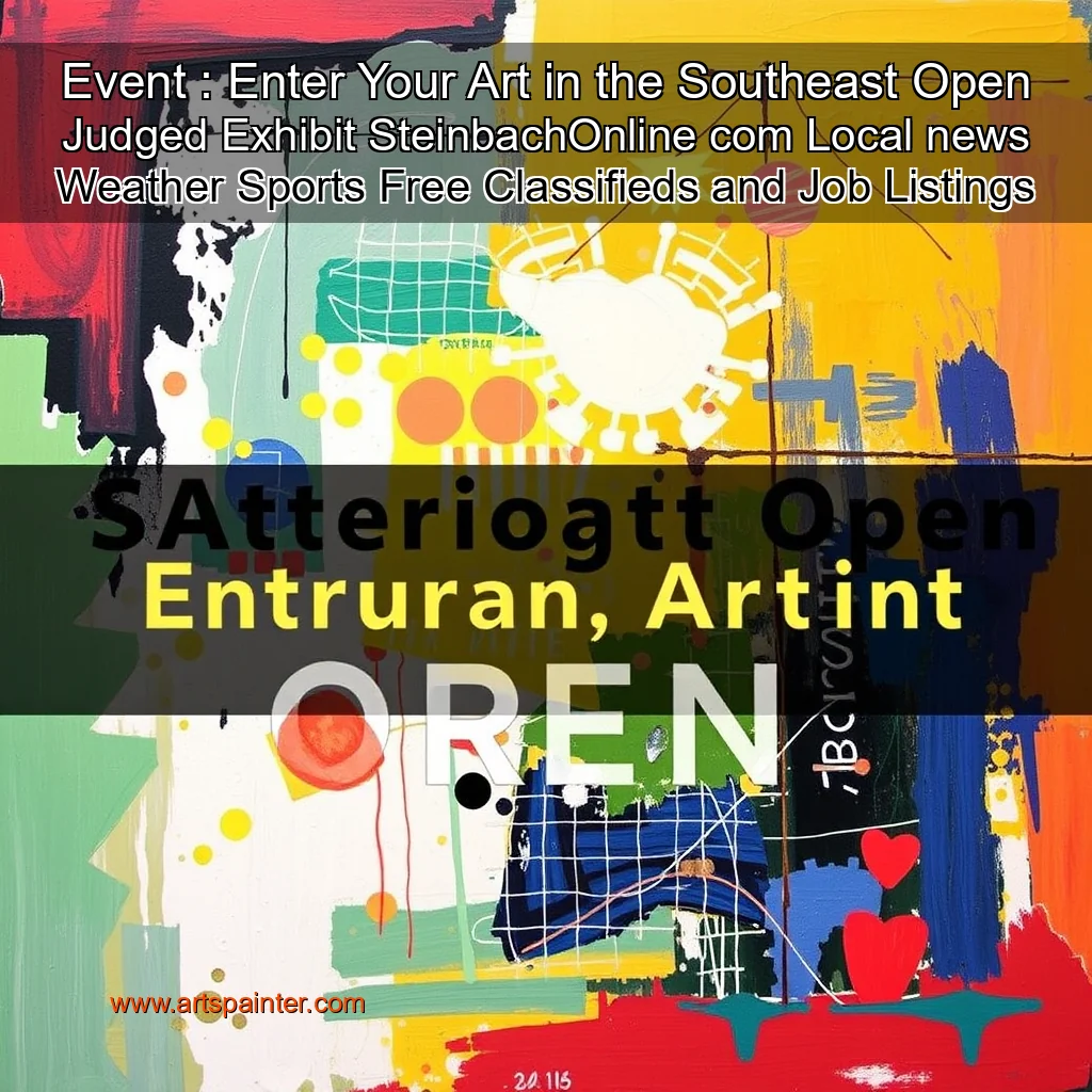 Read more about the article Enter Your Art in the Southeast Open Judged Exhibit